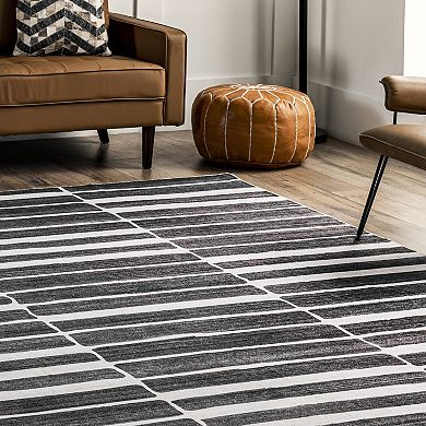 nuLOOM Henry Contemporary Striped Area Rug