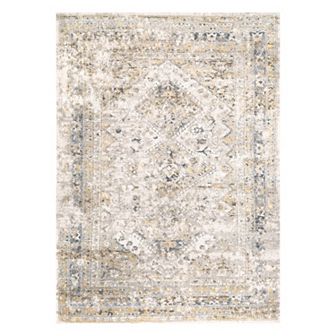 nuLOOM Vintage Faded Medallion Area Rug
