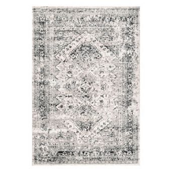 nuLOOM Vintage Faded Medallion Area Rug