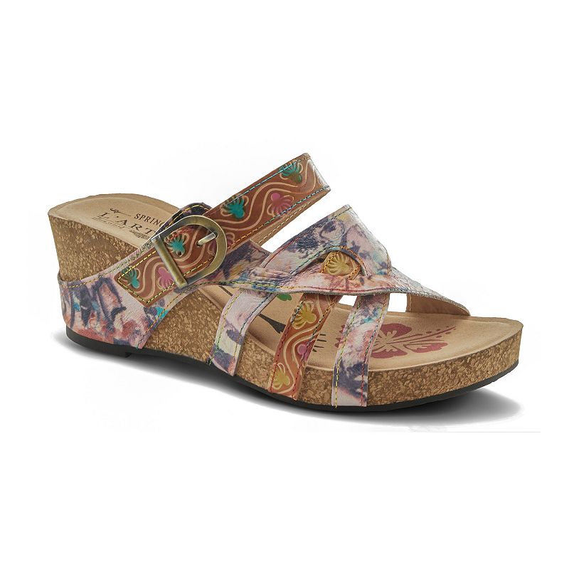 BAOCIRECAMELMULTI LArtiste By Spring Step Womens Baocire Sandals, Si sku BAOCIRECAMELMULTI