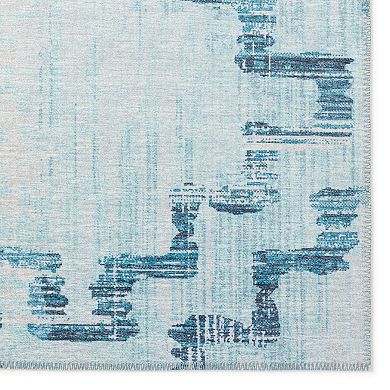 Addison Yuma Taupe Modern Tribal Chenille Indoor Outdoor Rug