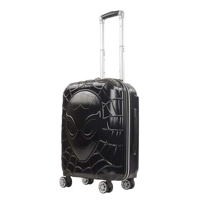ful Marvel Spider-Man 21-Inch Carry-On Hardside Spinner Luggage, Black, 21 