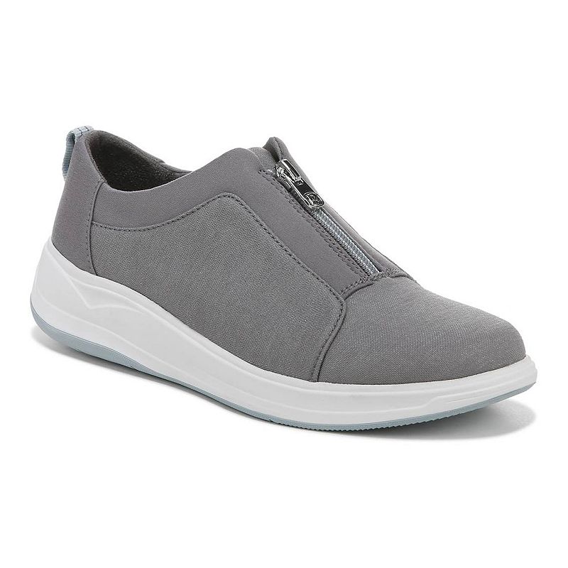 Bzees Take It Easy Womens Washable Sneakers, Size: 7 Wide, Grey