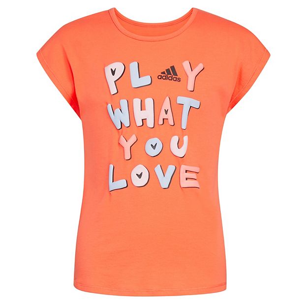 Girls 7 16 adidas Cap Sleeve Tee