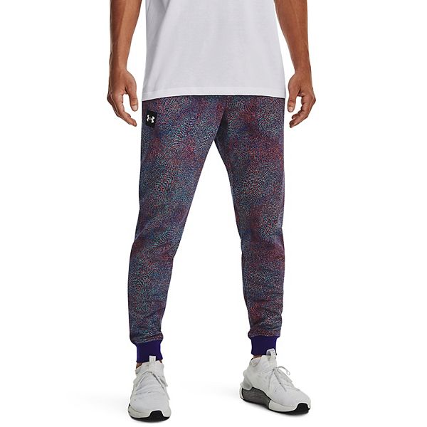  Under Armour Mens Rival Fleece Printed Joggers, (025