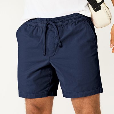 Short Chino Homme Sonoma Life+Style – Neuf Taille 38 – Bleu Clair à Rayures Blanches