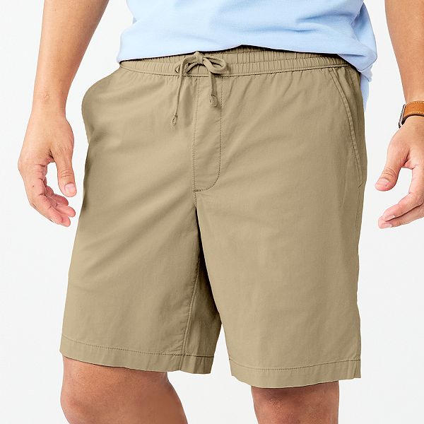 kohls mens khaki shorts