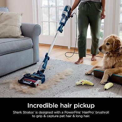 Shark® Stratos DuoClean PowerFins HairPro with Self-Cleaning Brushroll Corded Stick Vacuum (HZ3002)