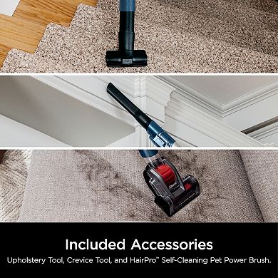 Shark® Stratos™ Upright Vacuum with DuoClean PowerFins HairPro™, Powered Lift-Away®, Self-Cleaning Brushroll, Odor Neutralizer Technology, Anti-Allergen Complete Seal Technology® with HEPA, Easy-Empty Dust Cup, and LED Headlights (AZ3002)