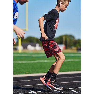 Boys 8-20 Under Armour Box Logo Camo Tee