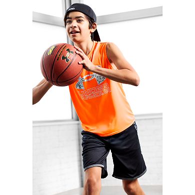 Boys 8-20 Under Armour Hybrid Print Tech Tank Top