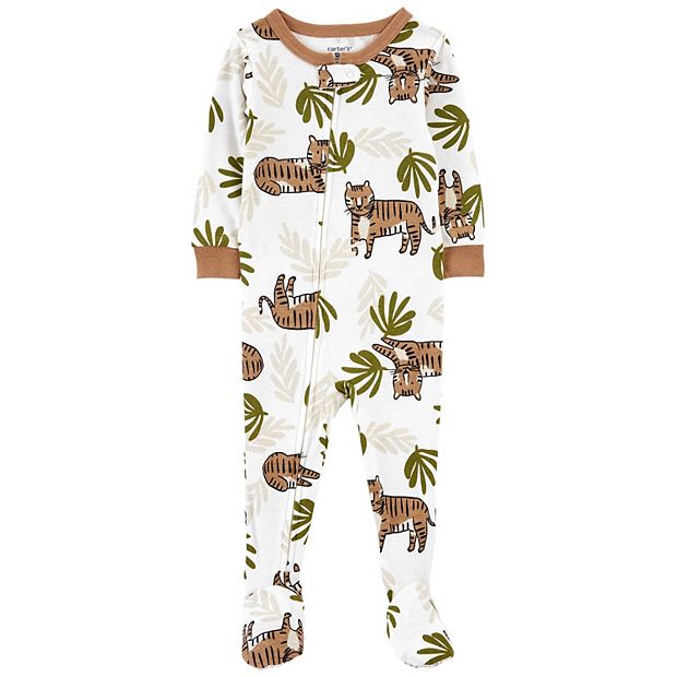 Baby Boy Carter s Tiger One Piece Footed Pajamas