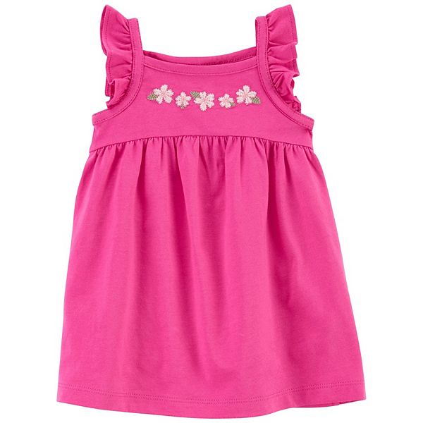 Baby & Toddler Girl Carter's Embroidered Floral Dress