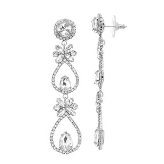 Vieste Open Teardrop Nickel Free Earrings