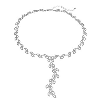 Vieste Open Navette Nickel Free Y Necklace
