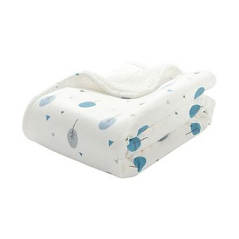 Lush Decor All Over Trees Soft Sherpa Throw Blanket