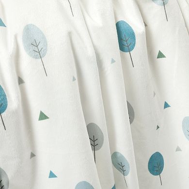 Lush Decor All Over Trees Soft Sherpa Throw Blanket