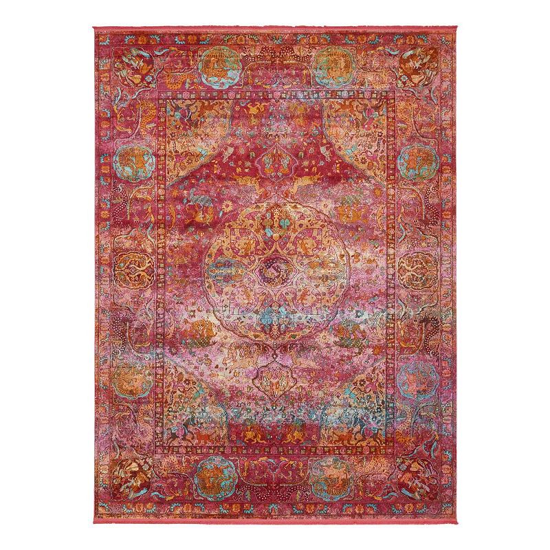 Unique Loom Rumba Baracoa Rug, Red, 10X13 Ft