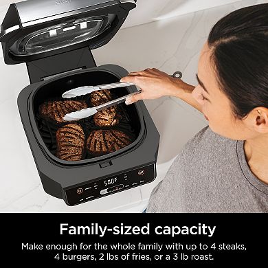 Ninja Foodi 6-in-1 Indoor Grill & Air Fryer Plus Broil, Bake, Roast & Dehydrate