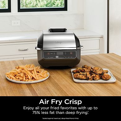 Ninja Foodi 6-in-1 Indoor Grill & Air Fryer Plus Broil, Bake, Roast & Dehydrate