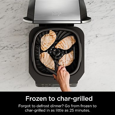 Ninja Foodi 6-in-1 Indoor Grill & Air Fryer Plus Broil, Bake, Roast & Dehydrate