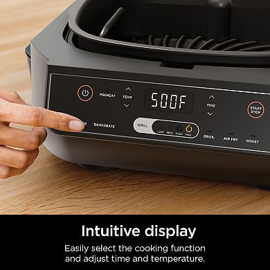 Ninja Foodi 6-in-1 Indoor Grill & Air Fryer Plus Broil, Bake, Roast & Dehydrate