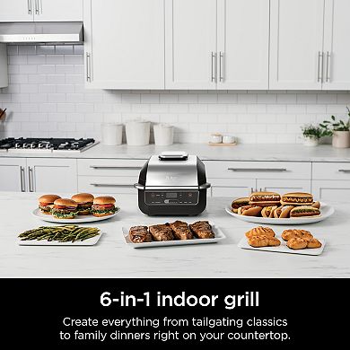 Ninja Foodi 6-in-1 Indoor Grill & Air Fryer Plus Broil, Bake, Roast & Dehydrate