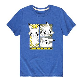 Boys 8-20 Pokemon Pikachu Panels Graphic Tee