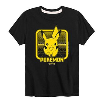 Boys 8-20 Pokemon Pikachu Retro Gamer Graphic Tee