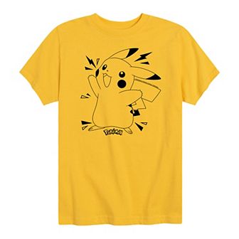 Boys 8-20 Pokemon Pikachu Dex Graphic Tee