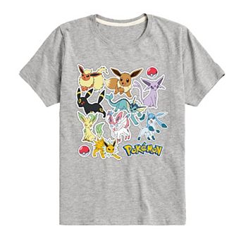 Boys 8-20 Pokemon Eeveelution Stickers Graphic Tee