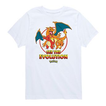 Boys 8-20 Pokemon Charmander Evolution Graphic Tee