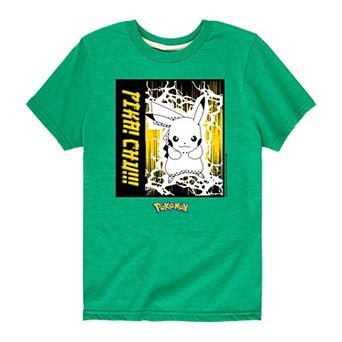 Boys 8-20 Pokemon Pikachu Lightning Graphic Tee