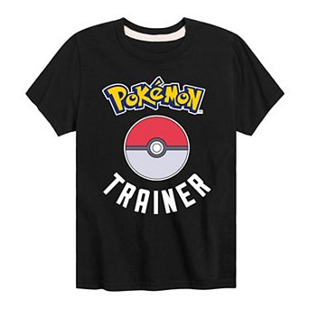 Boys 8-20 Pokemon Pokeball Trainer Graphic Tee