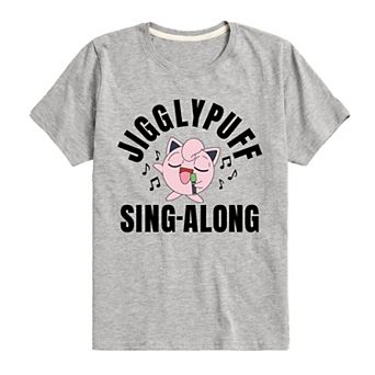 Boys 8-20 Pokemon Jigglypuff Sing Along Graphic Tee