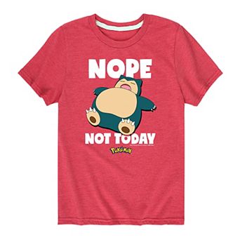 Boys 8-20 Pokemon Snorlax Not Today Graphic Tee