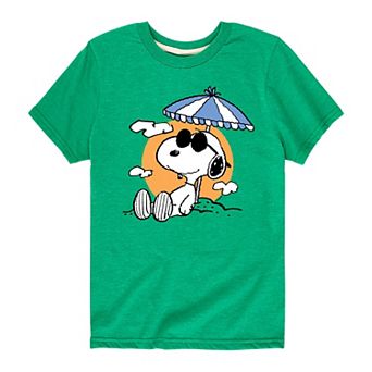 Boys 8-20 Peanuts Snoopy Beach Day Graphic Tee