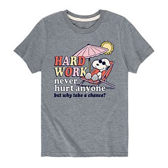 Boys 8-20 Peanuts Summer Snoopy Graphic Tee