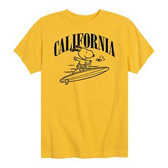 Boys 8-20 Peanuts California Surfing Graphic Tee