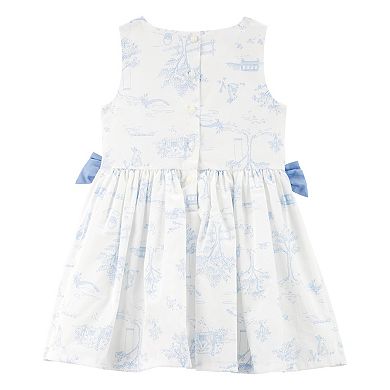 Baby & Toddler Girl Carter's Easter Bunny Sateen Dress