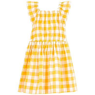 Baby & Toddler Girl Carter's Yellow Gingham Dress