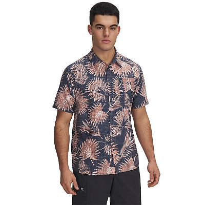 Men's Under Armour UPF 50 Dockside Short Sleeve Button-Down