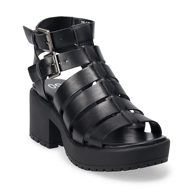 Kohls discount black sandals