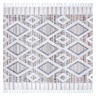 nuLOOM Journey Shaggy Checkered Tiles Area Rug
