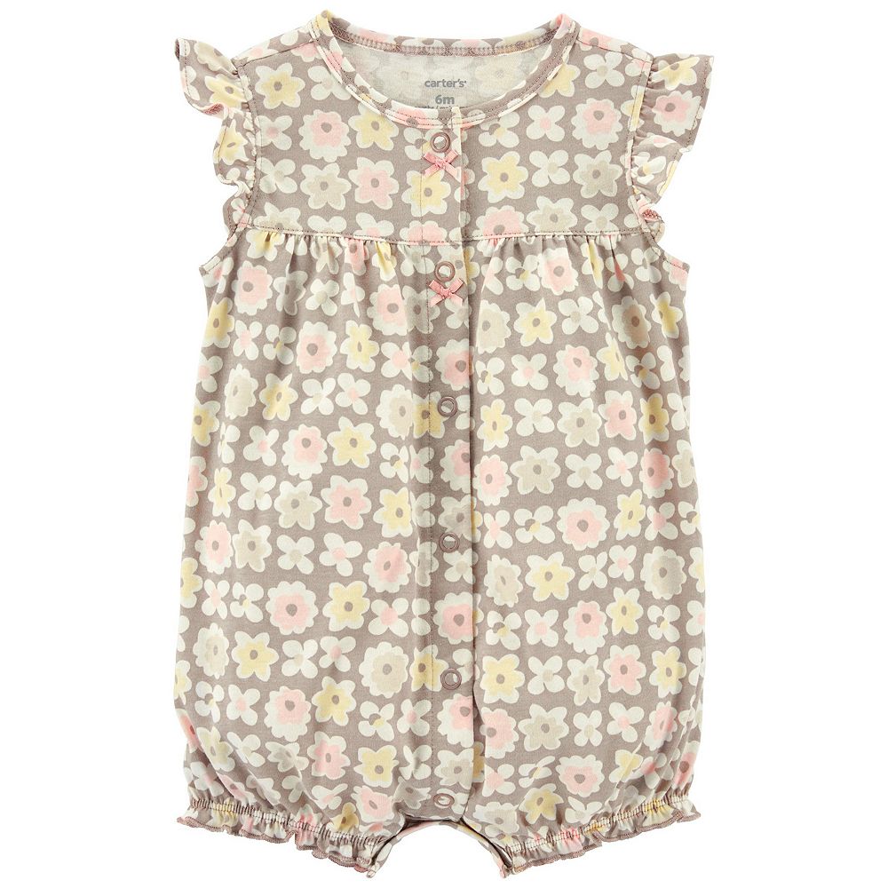 Baby Carter's Floral Snap-Up Romper