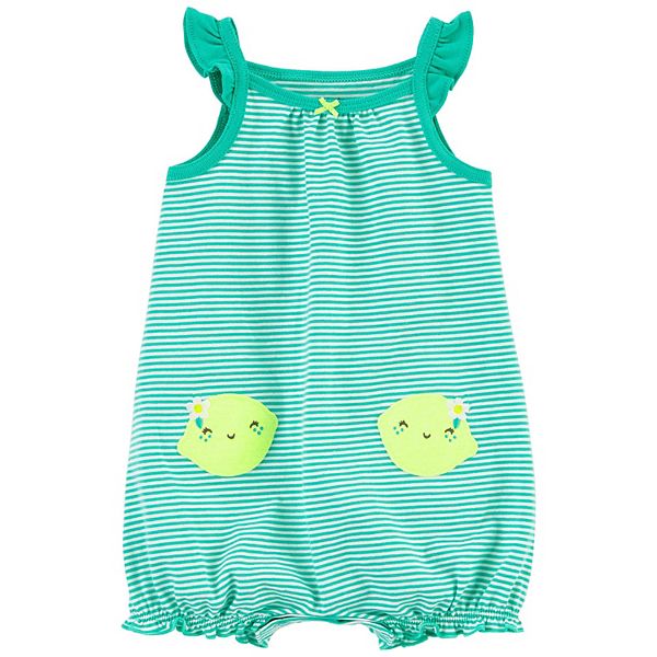 Baby Girl Carter's 1Piece Lemon Print Romper