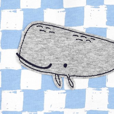 Whale Stripe Romper main image 1