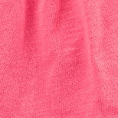 Baby & Toddler Girl Carter's 2-Piece Pink Flutter Sleeve Top & Shorts Set