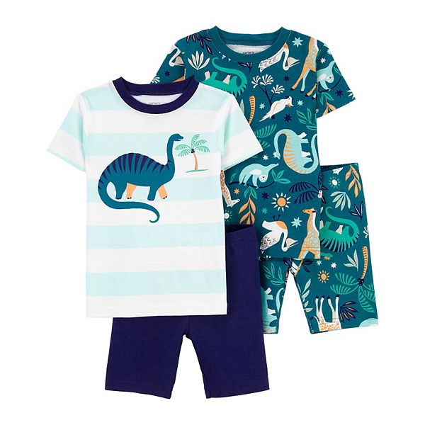 Toddler Boy Carter's 4-Piece Dinosaurs Pajama Set