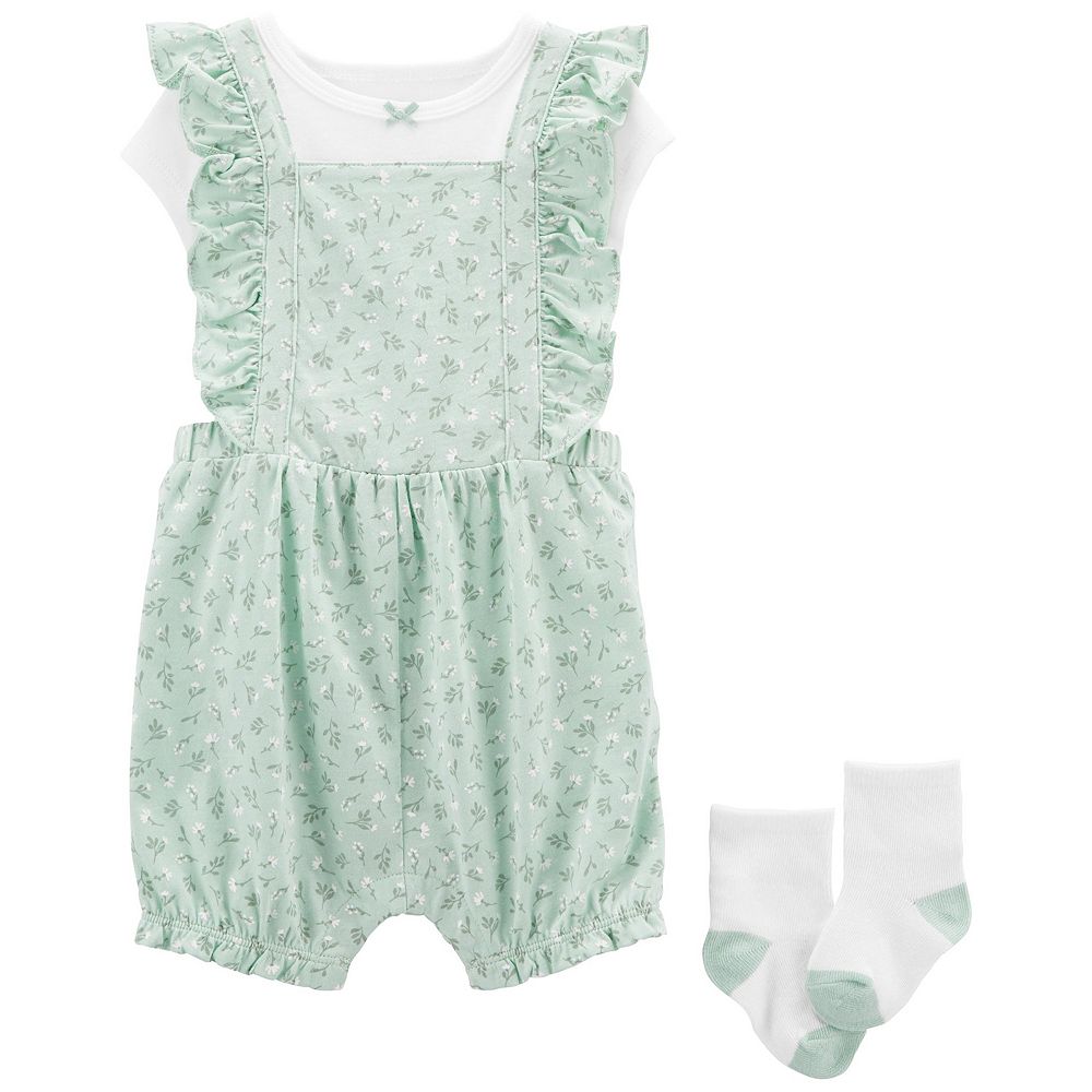 5 PC SET OF ROMPERS 3-6